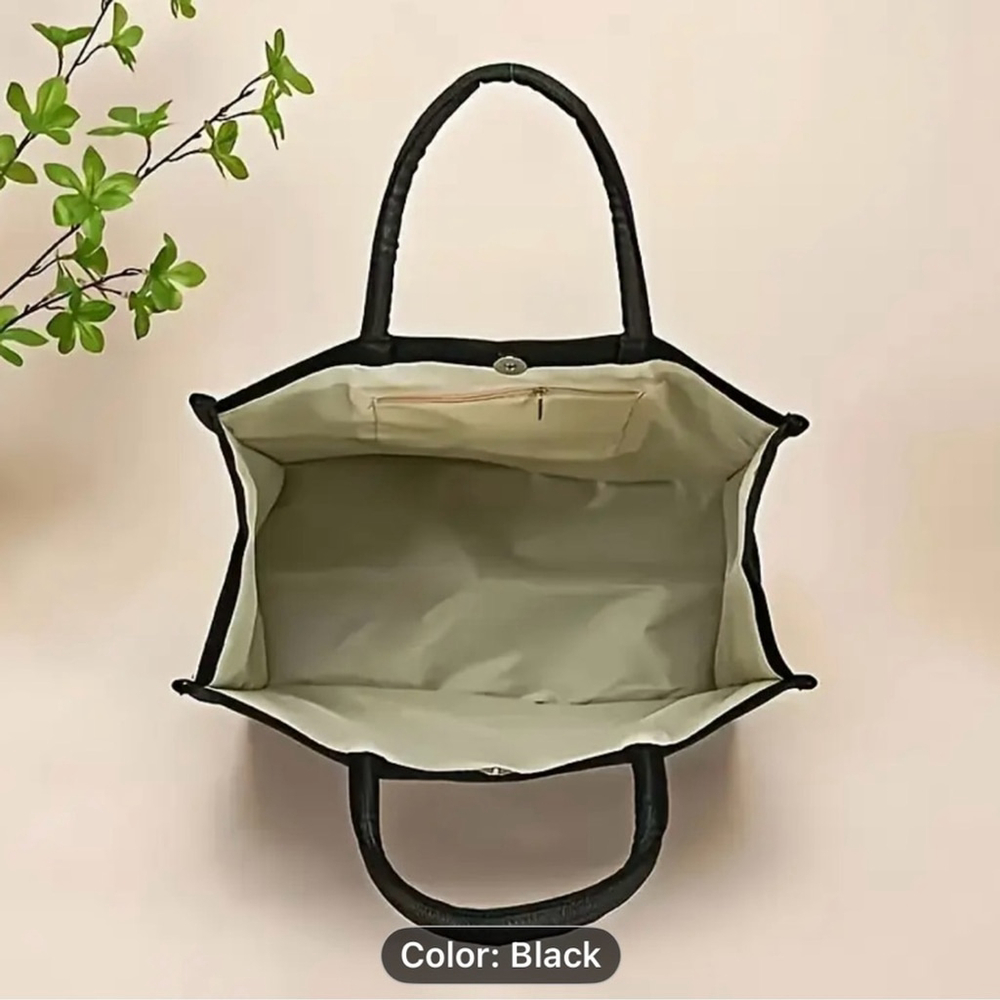 2 Piece NIP “Battery Life of a Teacher” Tote and Pouch Set - Picture 3 of 3